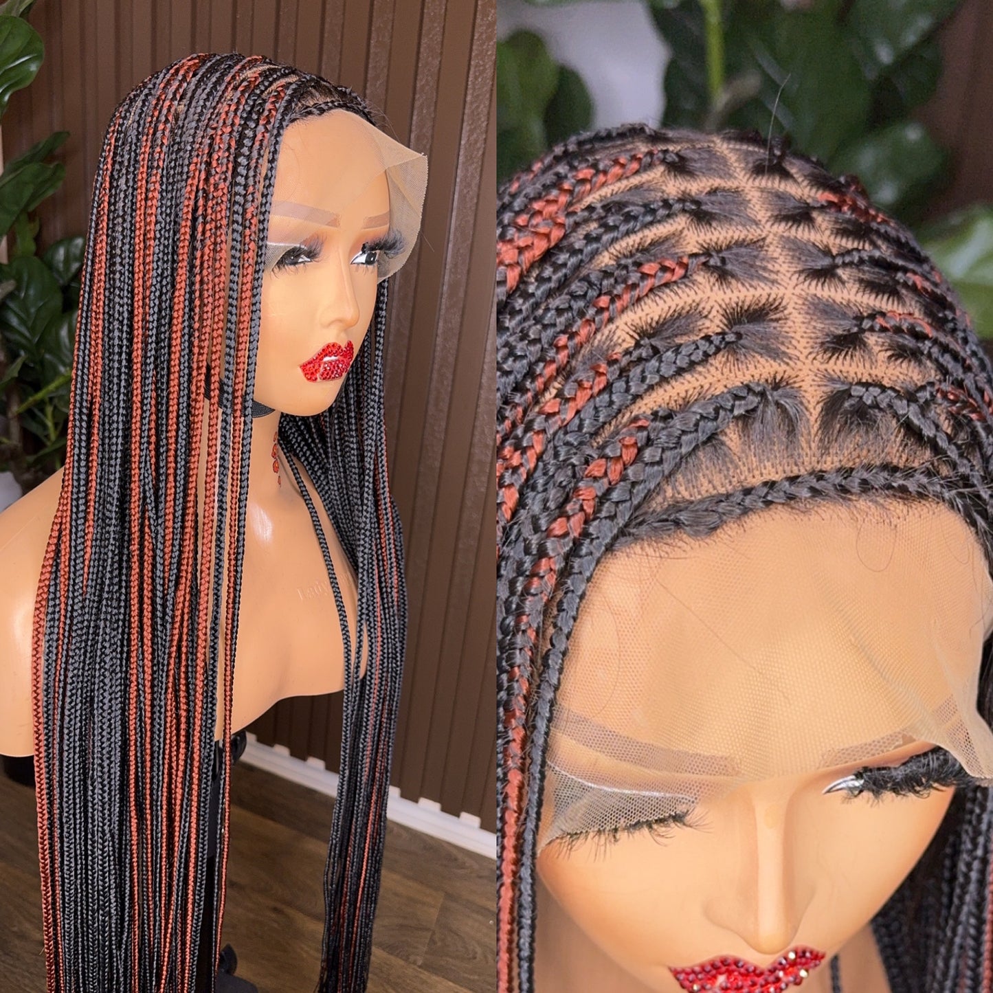 Black and brown k others braids