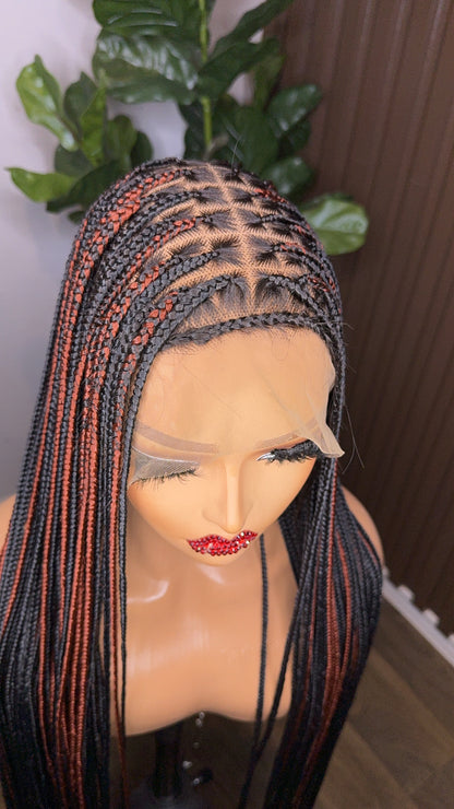 Black and brown k others braids