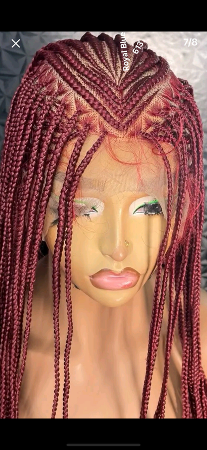 Custom braid wig