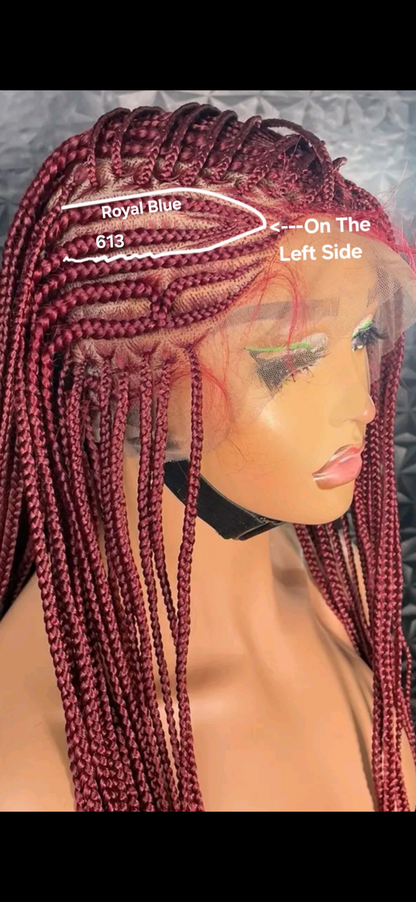 Custom braid wig