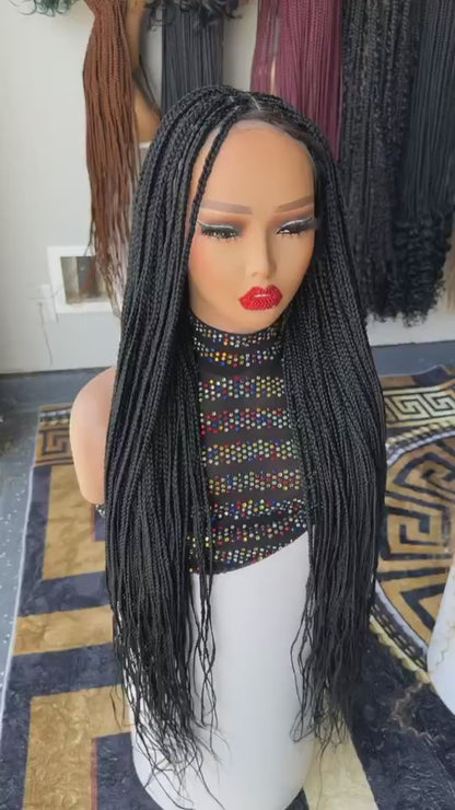 30inches knotless braided wig