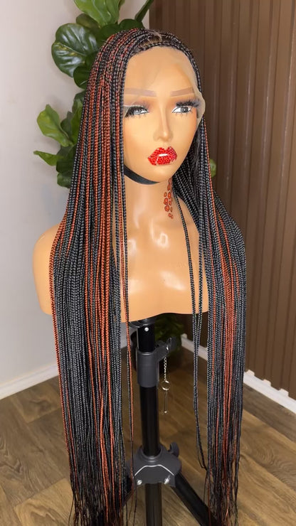 Black and brown k others braids