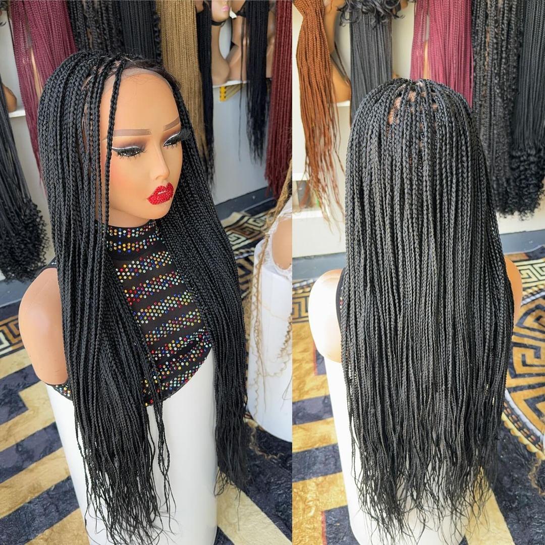 30inches knotless braided wig